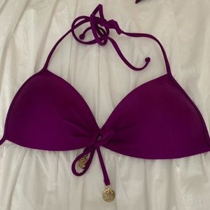 Luli fama molded halter bikini top